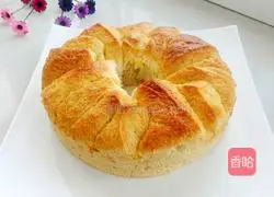 Illustration of how to make hand-shredded condensed milk bread 14