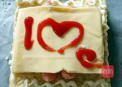 Illustrations of various ways to eat toast 1