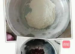 Illustration of how to make purple sweet potato flavored snowskin mooncakes 4