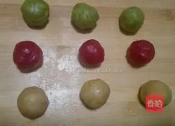 Colorful Snow Skin Mooncake Recipe Illustration 7