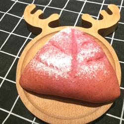 Mochi and Dragon Fruit Bread with Bean Paste