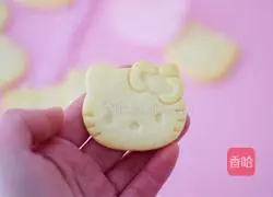 Illustration of how to make cartoon milk biscuits 16