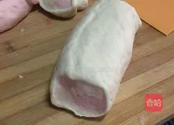 Illustration of how to make chocolate two-color toast 10