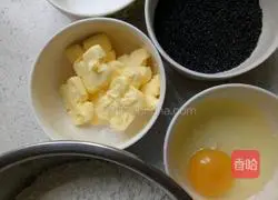 Illustration of how to make sesame cookies 2