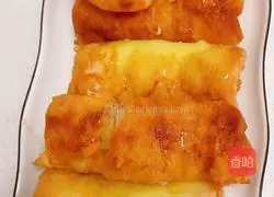 Illustration of how to make toast into fried mochi 5