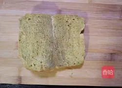 Illustration of Matcha Whole Wheat Banana Honey Bean Toast 1