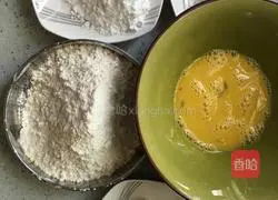 Illustration of how to make egg cookies 1