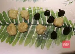 Illustration of how to make bean paste mochi and dragon fruit bread 8