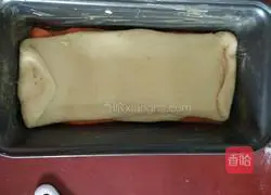 Illustration of how to make three-color bread 6