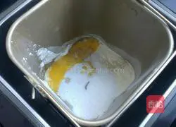 Illustration of how to make bean paste bread rolls 1