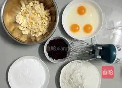 One person Food → Illustration of how to make cranberry cookies 2