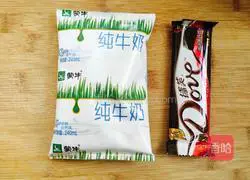 Chocolate Illustration of how to make milk 1