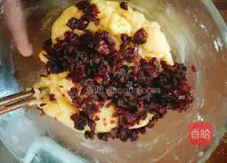 Illustration of how to make cranberry cookies 3