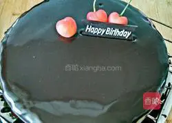 Chocolate mirror cake recipe 6