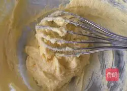 Illustration of how to make purple sweet potato and cranberry cookies 2