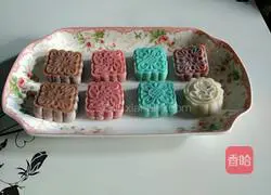 Colorful Snow Skin Mooncake Recipe Illustration 15
