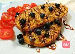 Oatmeal Honey Toast Illustration of how to do it 7