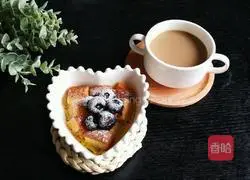 Illustration of how to make custard toasted bread pudding 8