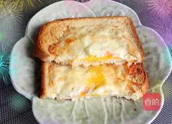 Eggs Illustration of making toast 6