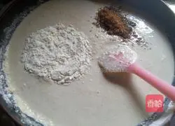 # mooncake stuffing# White sesame filling recipe illustration 4