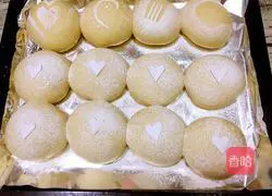 Illustration of how to make mung bean bread 15