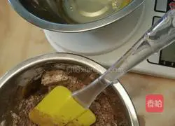 Chocolate Macaron Illustration of how to do it 5