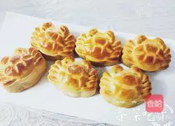 Illustration of how to make crab mooncakes 14