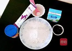 Manyberry cream Illustration of how to make peanut biscuits 1