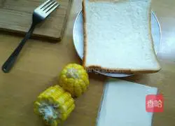 Corn cheese toast recipe illustration 1