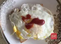 Toast Cheese Egg Burger Recipe Illustration 7