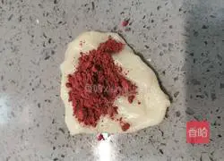 Illustration of how to make ice skin red bean paste 8