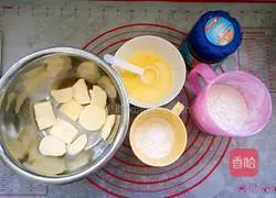 Illustration of how to make leaf cookies 1