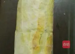 Illustration of how to make meat floss rolls 8