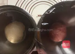 Illustration of how to make two-color water cube toast bread 4