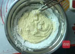 Man Illustration of how to make cranberry biscuits 3