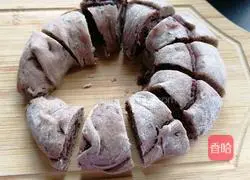 Illustration of how to make red cake sesame bread 5