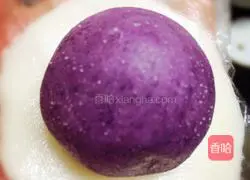 Purple Sweet Potato Snow skin mooncake recipe 3