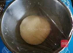 Illustration of how to make sesame soft European stuffed pineapple filling 7