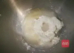 Illustration of how to make bean paste bread 1