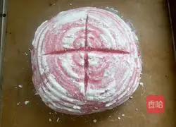 Illustration of how to make dragon fruit multi-grain buns 16