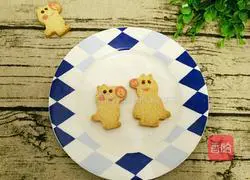Illustrations of how to make cartoon cookies 12