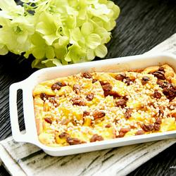 Custard Toast Pudding