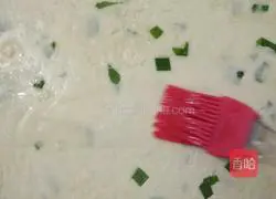 Illustration of how to make green onion biscuits 6