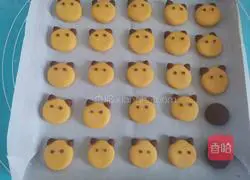 Illustration of how to make cute tiger butter biscuits 9