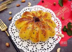 Illustration of how to make customized egg paste buds 21