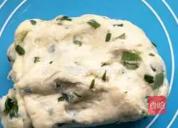 Illustration of how to make green onion-flavored biscuits 4