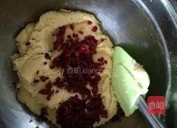 Illustration of how to make cranberry cookies 4