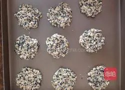 Black Sesame Oatmeal High Fiber Biscuits Recipe Illustration 5