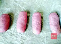 Illustration of how to make cranberry mochi stuffed purple potato soft rolls 11