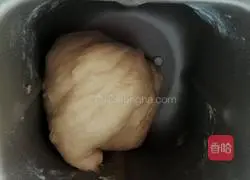 Pumpkin and meat floss bread recipe 5